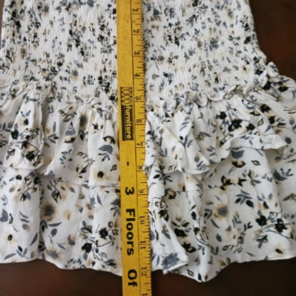 Skylar + Madison Skirt Size Small W20" Women Casual Elastic Waist Floral Print - Picture 8 of 8